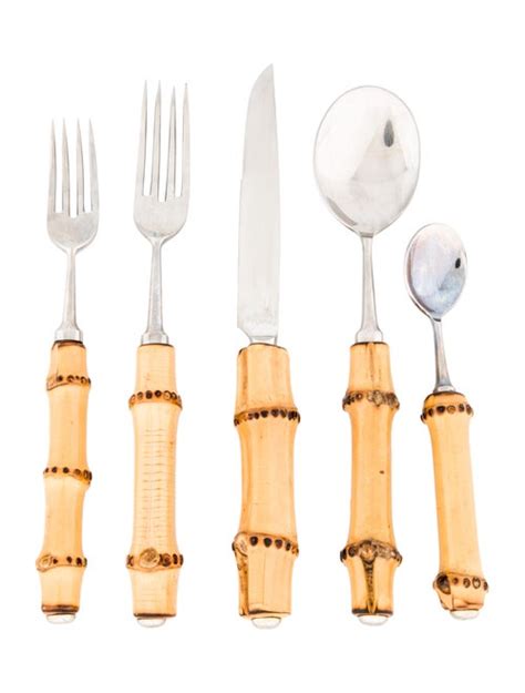 gucci flatware|Gucci flatware set.